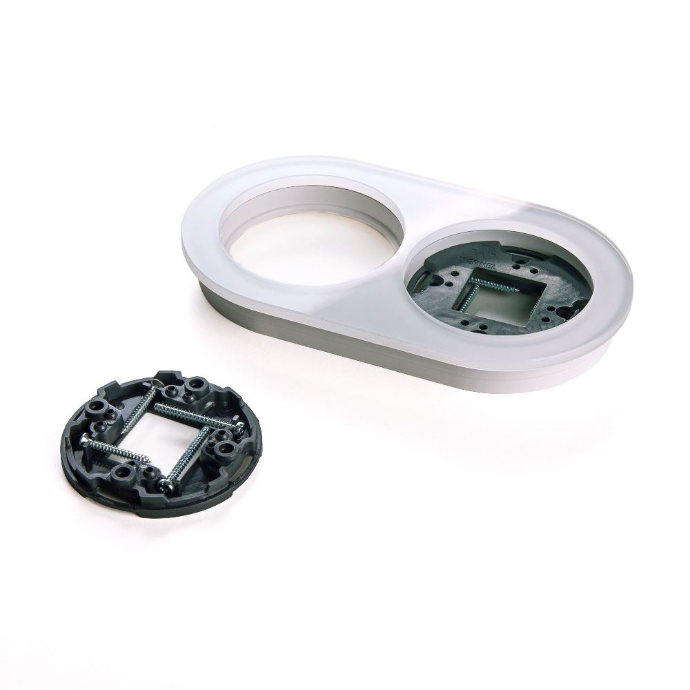 Рамка стеклянная Werkel на 2 поста Белый W0025101 — изображение 3