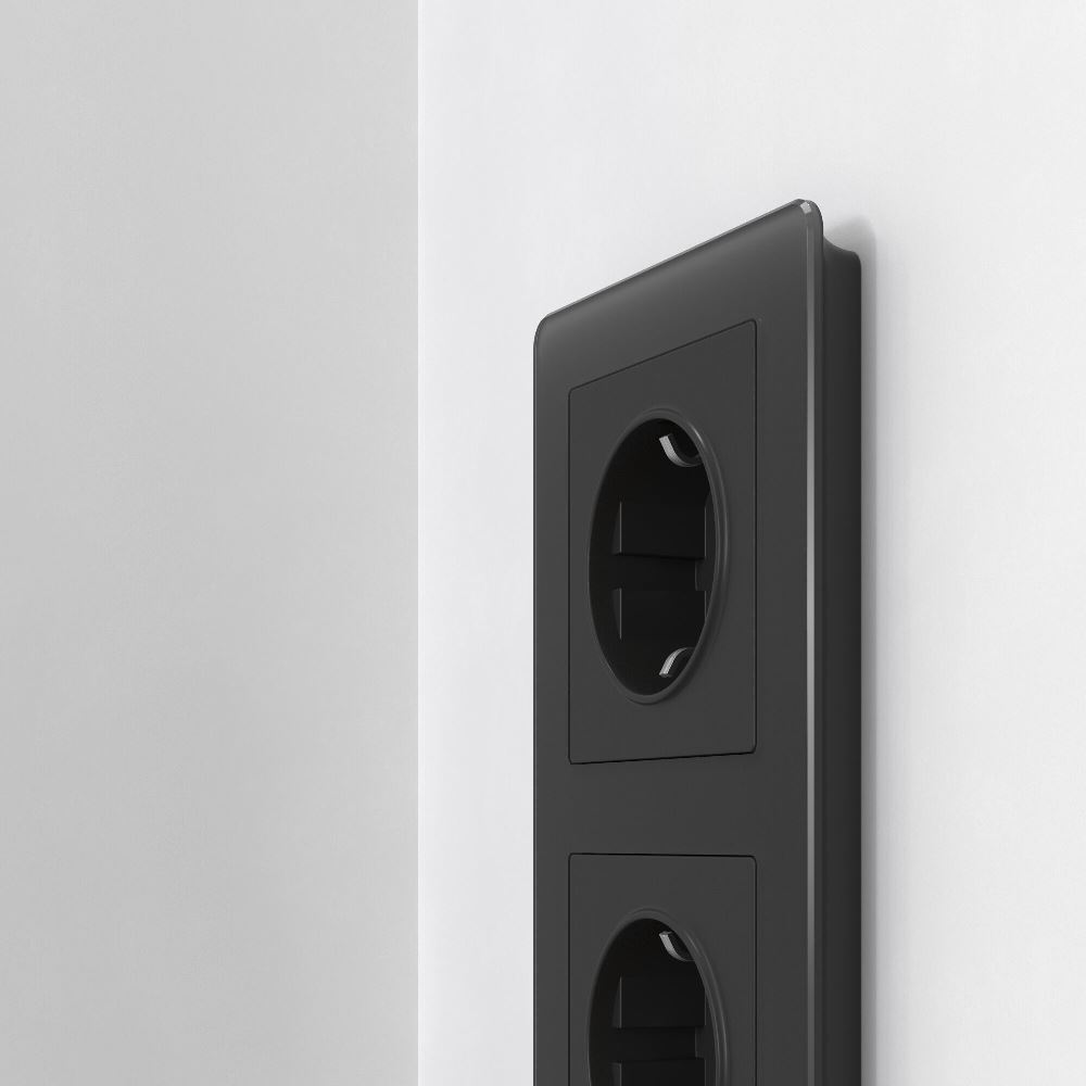 Рамка акриловая Werkel Acrylic на 3 поста Черный W0032708 — изображение 2