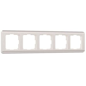 Рамка из поликарбоната Werkel Stream на 5 постов Перламутровый W0052113