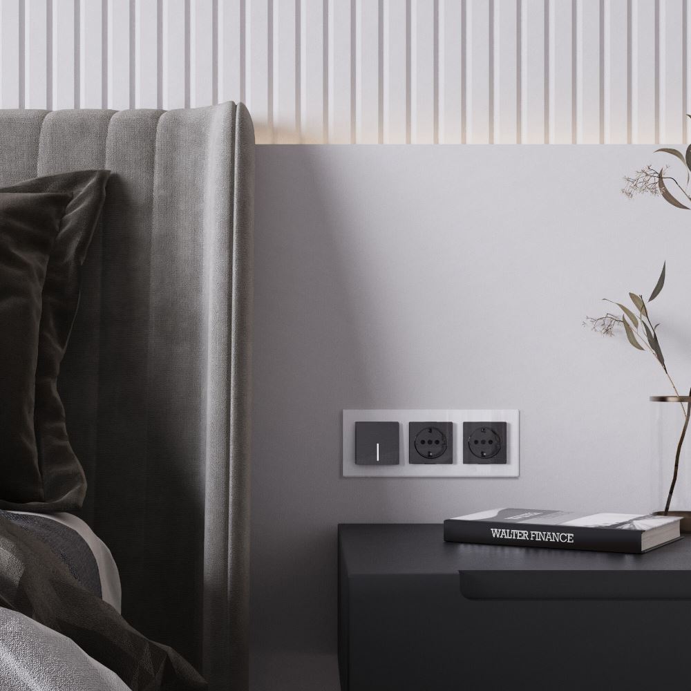 Розетка встраиваемая Werkel с заземлением и шторками Черный W1171148 — изображение 3