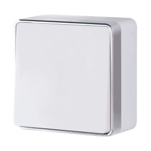 Выключатель одноклавишный накладной Werkel Gallant Белый W5010001