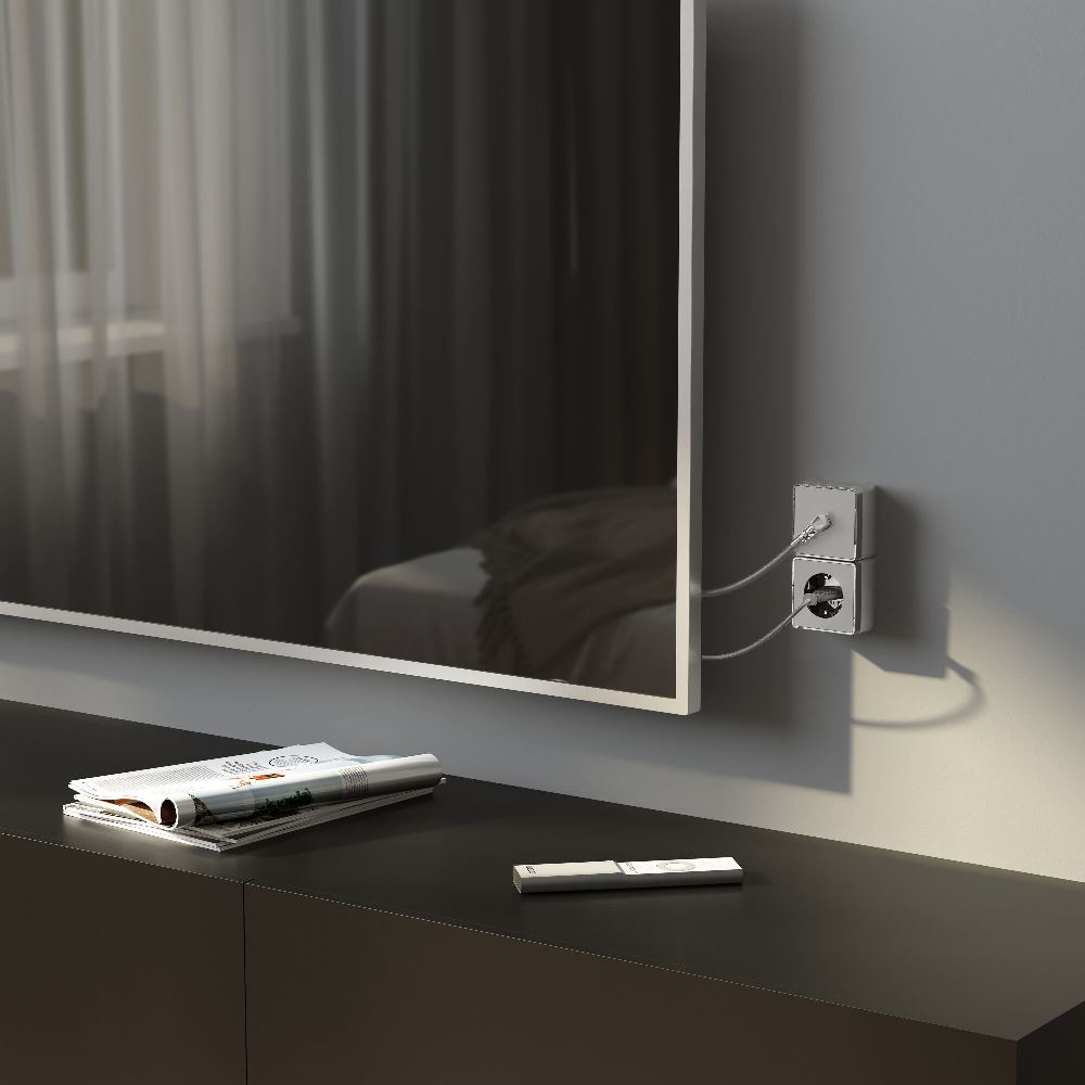 Розетка накладная Werkel Gallant с заземлением Серебряный W5071006 — изображение 2