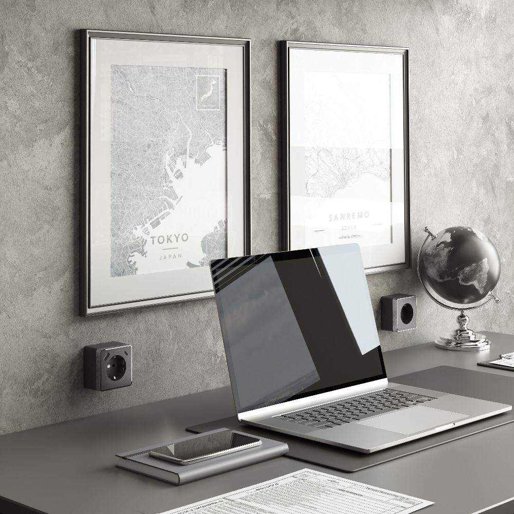 Розетка накладная Werkel Gallant с заземлением, шторками и USB тип A+C Графит рифленый W5071704 — изображение 2