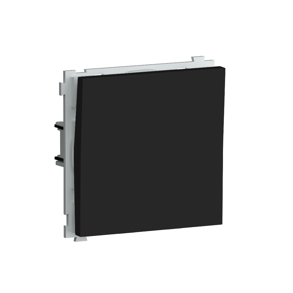 Выключатель одноклавишный встраиваемый Donel R98 Карбон матовый DA10100-DA29630