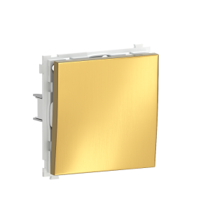 Выключатель одноклавишный встраиваемый перекрестный Donel R98 Metal Золото матовое DA10700-DA296BR