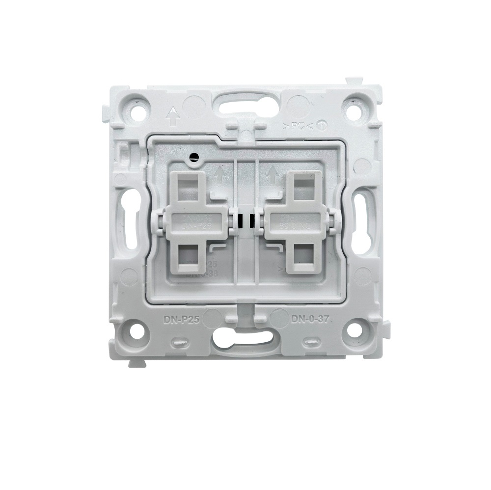 Выключатель двухклавишный встраиваемый перекрестный Donel R98 Коралл матовый DA10900-DA29545 — изображение 4