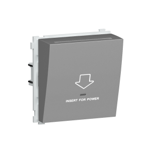 Выключатель электронный карточный встраиваемый Donel R98 Алюминий матовый DA14000-DA59026