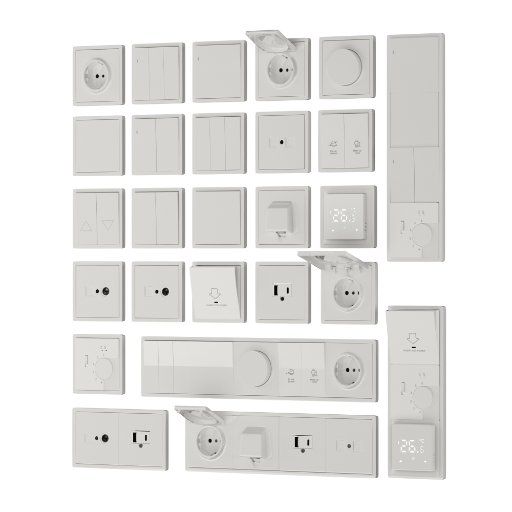 Розетка встраиваемая Donel R98 Schuko с крышкой и заземлением на клеммах Белый глянцевый DA17700-DA52003 — изображение 3