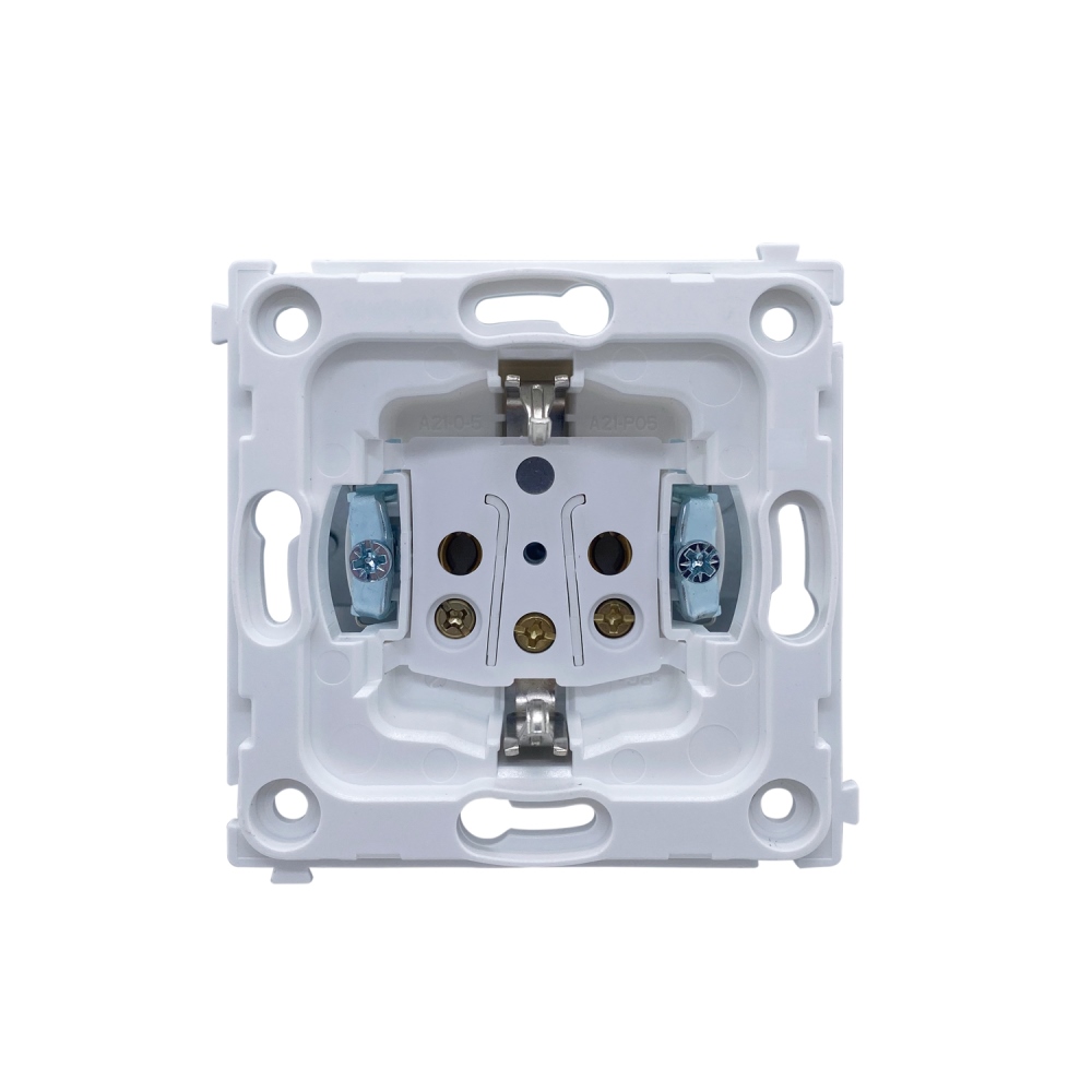 Розетка встраиваемая Donel R98 Schuko с заземлением и шторками на винтах Карбон матовый DA18800-DA22030 — изображение 5