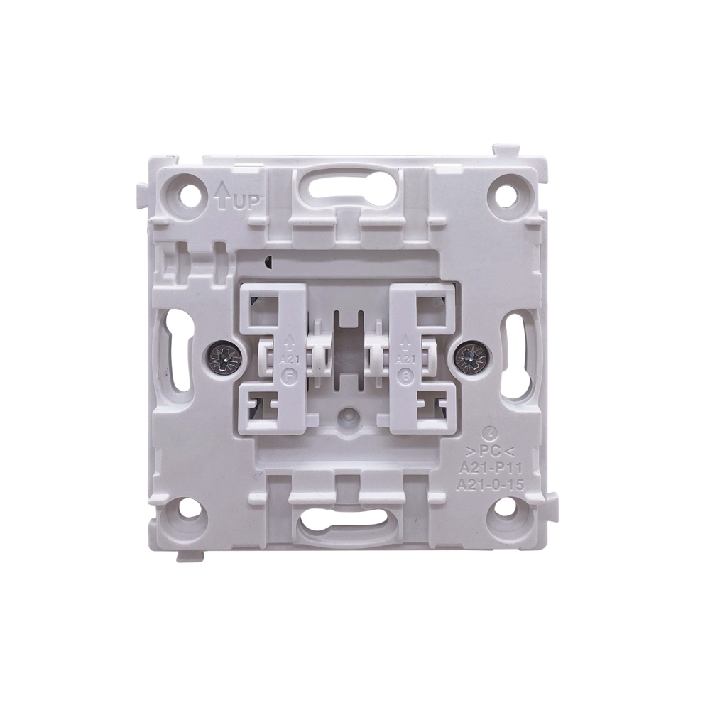 Выключатель двухклавишный встраиваемый Donel R98 звонкового типа Серый матовый DA25100-DA29540 — изображение 5