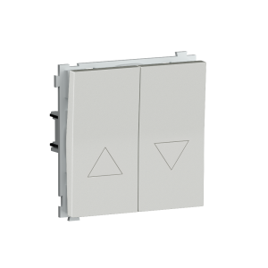 Выключатель жалюзи встраиваемый Donel R98 с блокировкой Белый глянцевый DA25800-DA29403