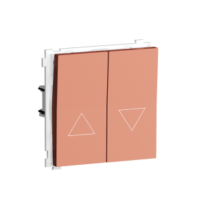 Выключатель жалюзи встраиваемый Donel R98 с блокировкой Коралл матовый DA25800-DA29445