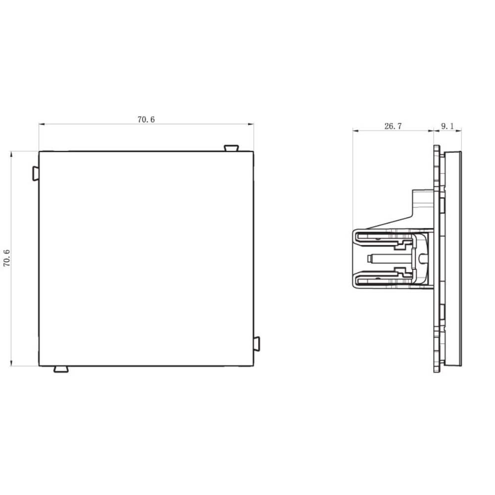 Заглушка Donel R98 Серый матовый DA26840 — изображение 3
