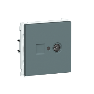 Розетка встраиваемая TV-SAT Donel R98 F-разъём Изумруд матовый DA30200-DA87939