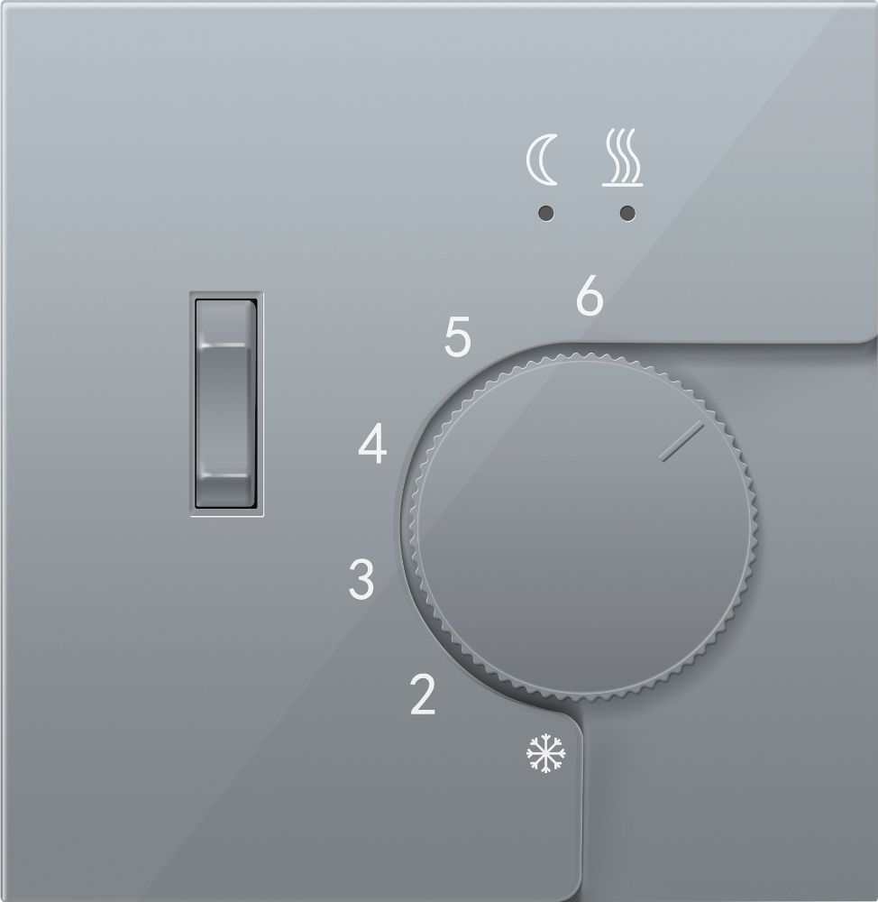 Терморегулятор механический Donel R98 с внешним датчиком пола Алюминий матовый DTEF231-DA14926 — изображение 2