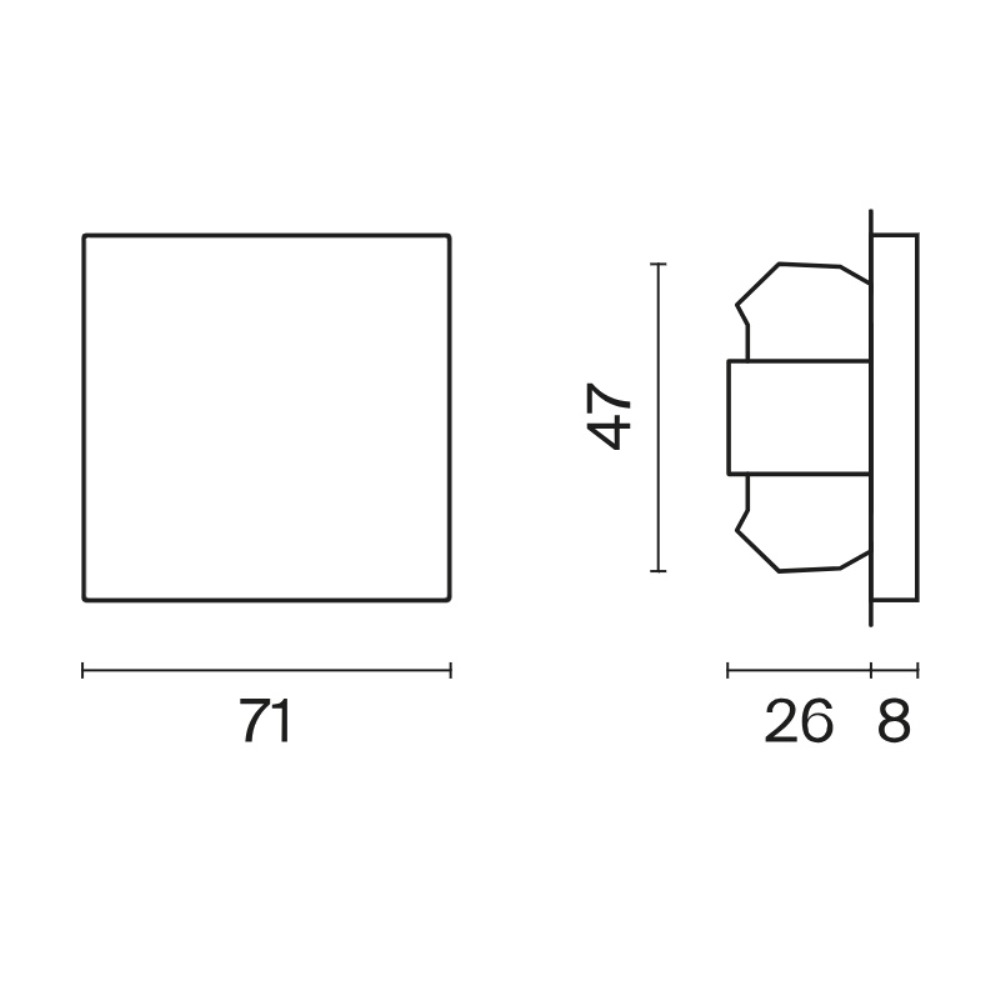 Выключатель одноклавишный встраиваемый с самовозвратом Voltum S70 Белый Глянцевый VLS010601 — изображение 5