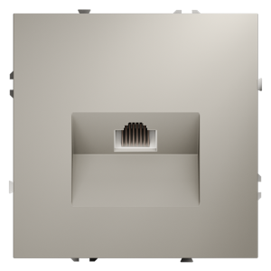 Розетка встраиваемая Ethernet Voltum S70 RJ45 cat.6 Кашемир VLS060103