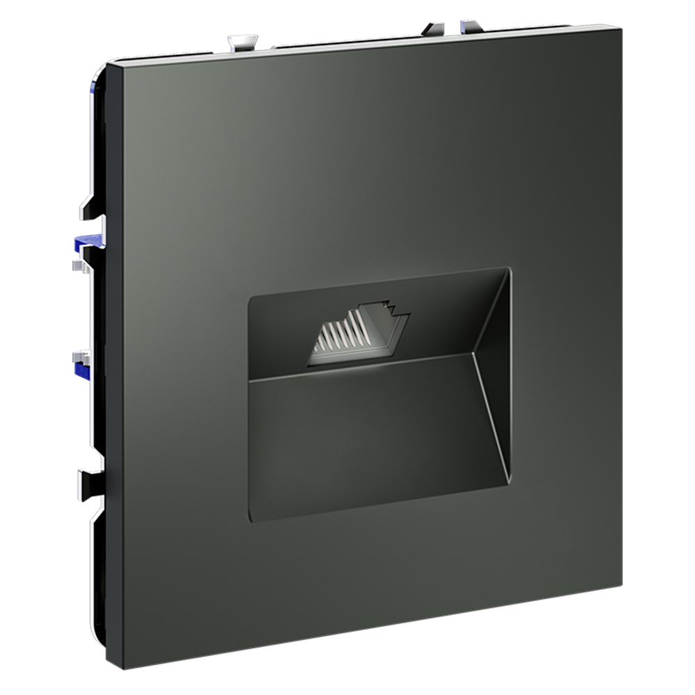 Розетка встраиваемая Ethernet Voltum S70 RJ45 cat.6 Титан VLS060106 — изображение 2