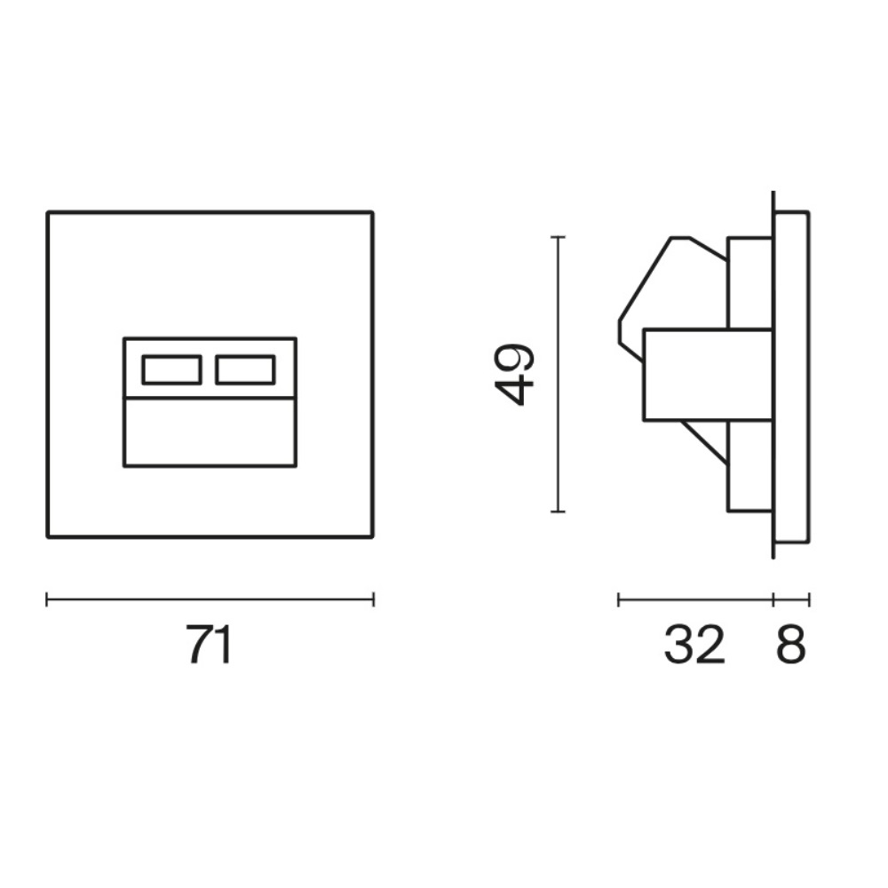 Розетка встраиваемая двойная Ethernet Voltum S70 RJ45+RJ45 Cat.6 Кашемир VLS060203 — изображение 6