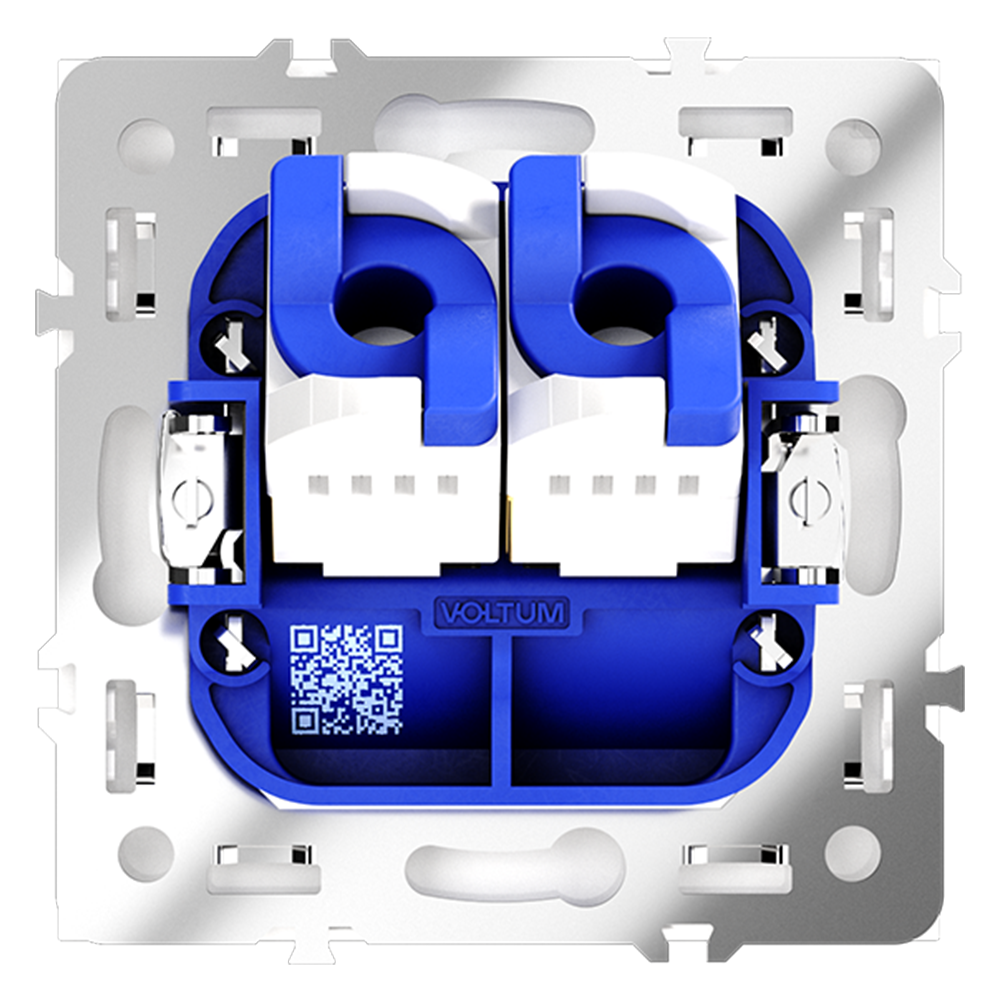 Розетка встраиваемая двойная Ethernet Voltum S70 RJ45+RJ45 Cat.6 Кашемир VLS060203 — изображение 3
