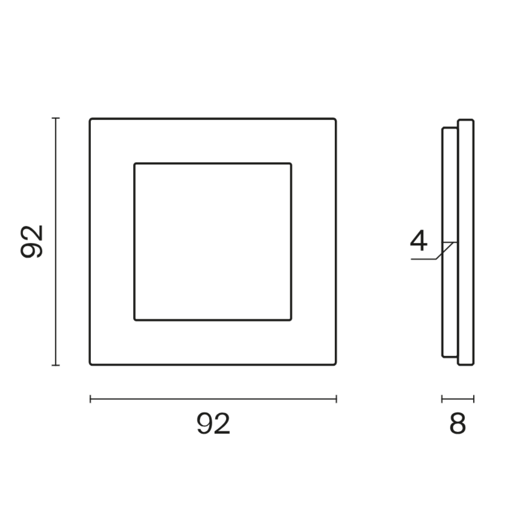 Рамка стеклянная Voltum S70 на 1 пост Сталь глянцевая VLS110105 — изображение 3
