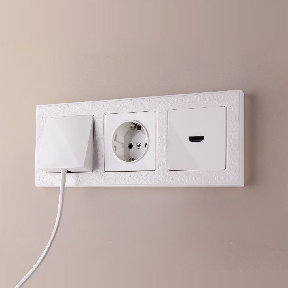 Вывод кабеля Werkel Белый W1150201 — изображение 3