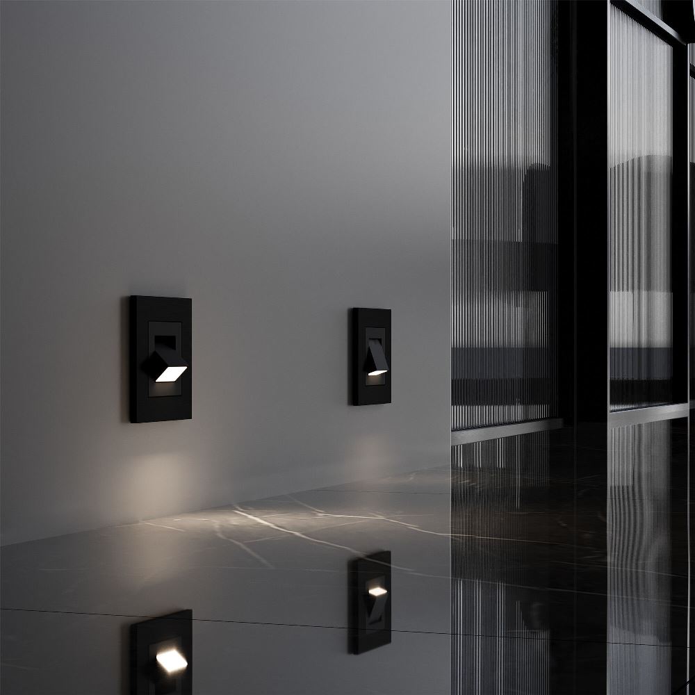 LED подсветка встраиваемая Werkel поворотная Черный матовый W1154708 — изображение 2