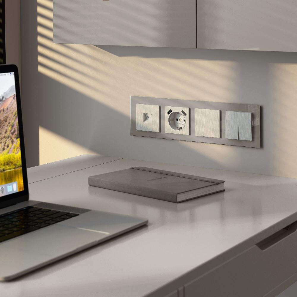 Накладка для розетки Werkel USB Перламутровый рифленый W1179513 — изображение 2