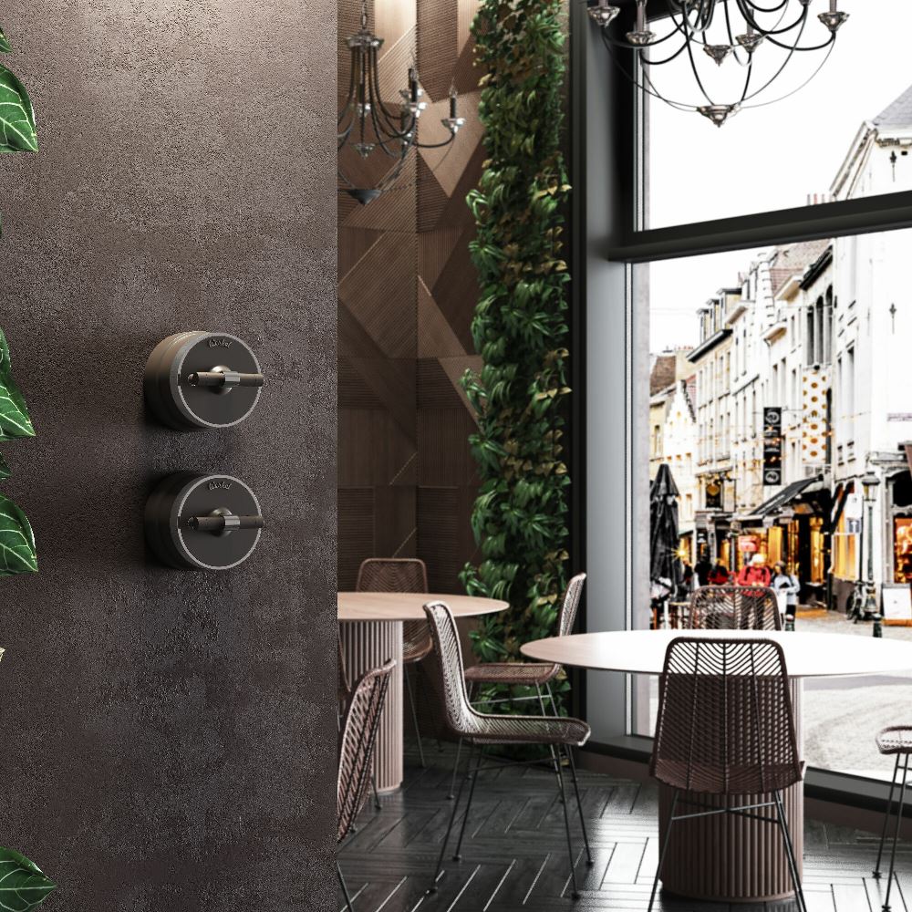 Переключатель-выключатель одноклавишный Werkel Vintage Мокко матовый / Хром W5812052 — изображение 2